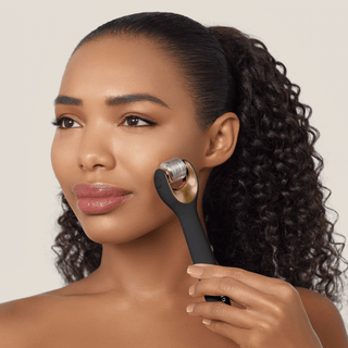 SmartAppGuided™ MicroNeedle Face Roller | 9 in 1 (Gray)