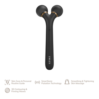 SmartAppGuided™ Sonic Facial Roller | 4 in 1 (Gray)